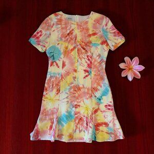 Moschino Cheap and Chic tie-dye print dress